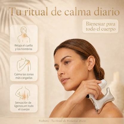 Ritual de calma diario Sveltora para cuello y hombros