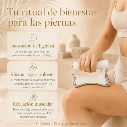 Sveltora para las piernas: sensación de ligereza y micromasaje envolvente